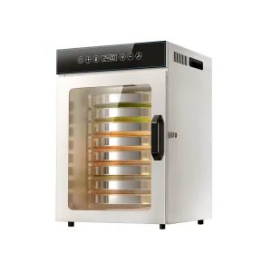 UCK lt-16 8-tray rotary food dehydrator with stainless steel trays for food drying